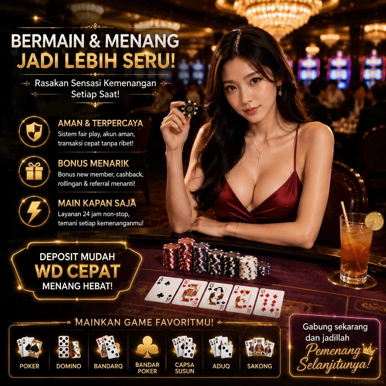 Alur unduhan aplikasi di rajakaisar88